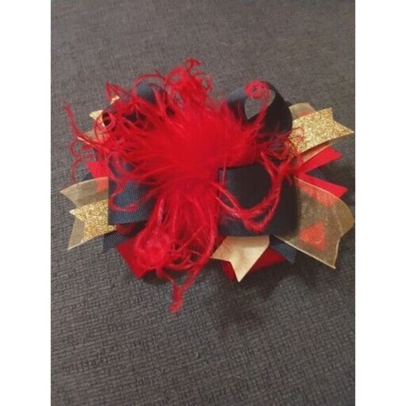 Lot of 6 Over the Top Hair Girls Bows - Picture 4 of 8